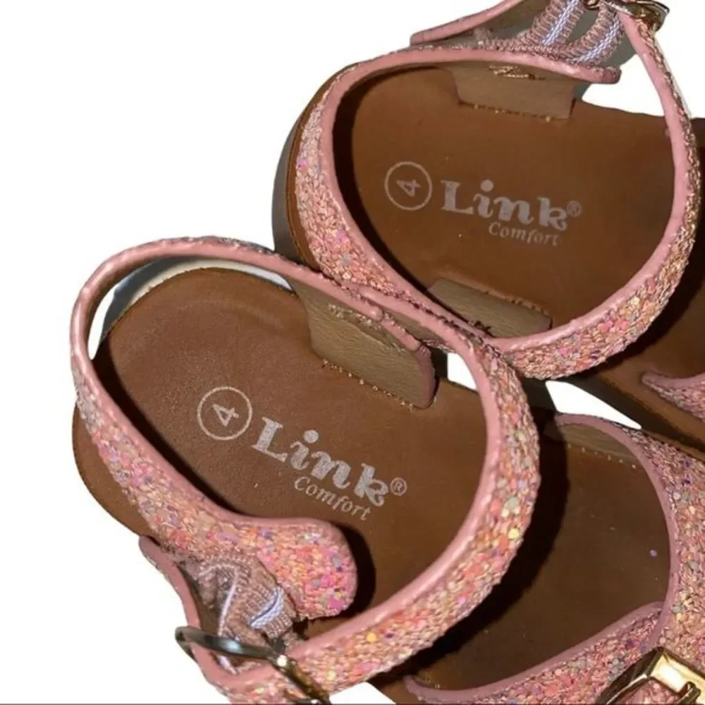 ☀️6/$20☀️ Link Glitter Sandals